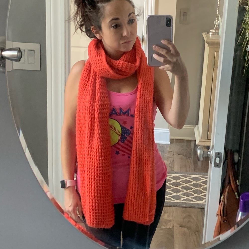 Chunky Scarf Orange